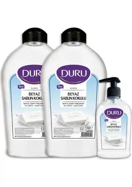 Duru Beyaz Aromalı Sıvı Sabun: Doğal ve Güçlü Temizlik İçin İdeal Seçenekler