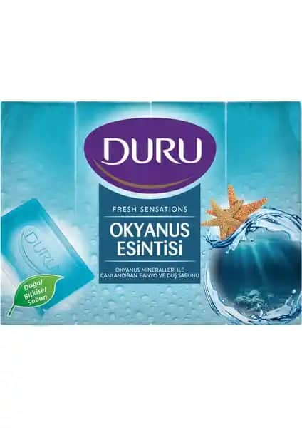 Duru Fresh Okyanus Esintili Duş Sabunu 4X150 G Temizlik ve Ferahlık Sunar