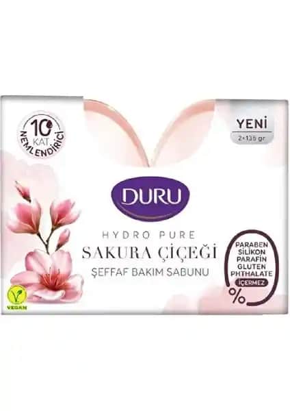 Duru Hydro Pure Sakura Çiçeği Şeffaf Bakım Sabunu Doğal İçerik ve Faydalarıyla Tanıtım