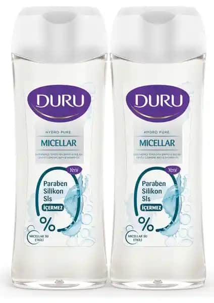 Duru Micellar H2O Duş Jeli 2x450 ml - Derinlemesine Temizlik ve Ferahlık Sağlar