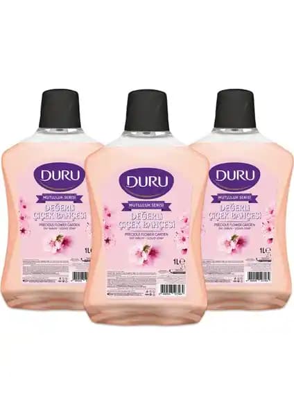 Duru Mutluluk Serisi Değerli Çiçek Bahçesi Sıvı Sabun: Doğal İçerik ve Ferah Kokularla Temizlik Çözümü