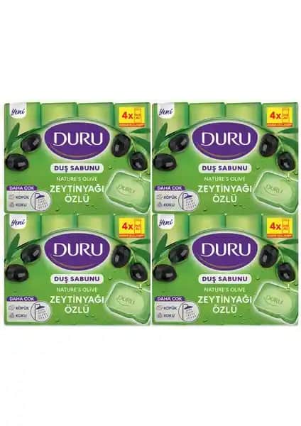 Duru Natural Olive Zeytinyağlı Banyo Sabunu 16'lı Paket Temizlik ve Cilt Bakımında Doğal Çözüm