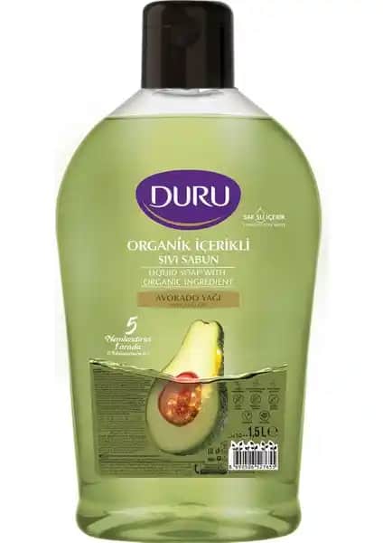 Duru Organik İçerikli Avokado Sıvı Sabun Doğal Temizlik ve Cilt Bakımında Güçlü Tercih