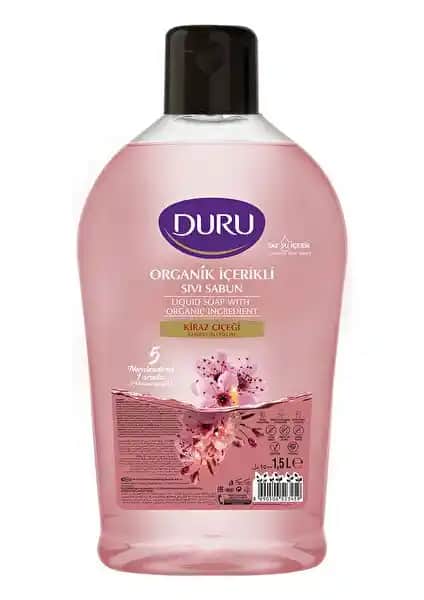 Duru Organik Kiraz Çiçeği Sıvı Sabun: Doğal İçerikli Temizlik ve Yumuşaklık