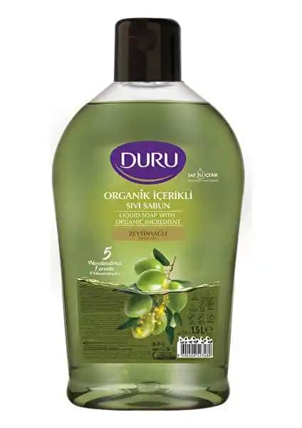 Duru Organik Zeytinyağlı Sıvı Sabun: Doğal ve Hassas Ciltler İçin Güvenilir Temizlik Seçeneği