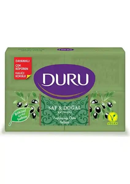 Duru Saf ve Doğal Kaynaklı Zeytinyağı Özlü Kalıp Sabunlar: Doğallık ve Cilt Bakımında Üstün Performans