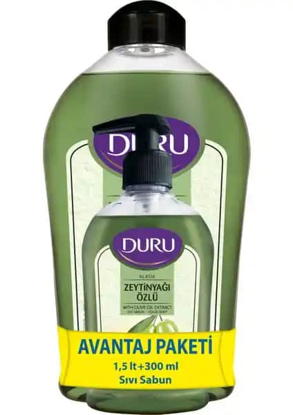 Duru Zeytinyağlı Sıvı Sabun: Doğallık ve Etkinlik Bir Arada Güvenilir Temizlik Ürünü