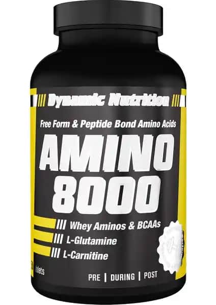 Dynamic Nutrition Amino 8000 ile Kas Gelişimini Destekleyen Enerji Takviyesi