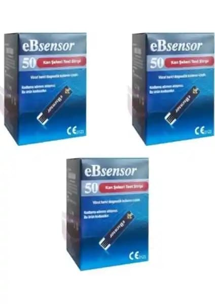 eBsensor Ölçüm Stribi X3 Kutu Güvenilir ve Hassas Şeker Ölçüm Çözümü