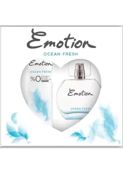 Emotion Ocean Fresh Kadın Parfüm ve Deodorant Seti: Ferah ve Zarif Kokularla Günlük Şıklık