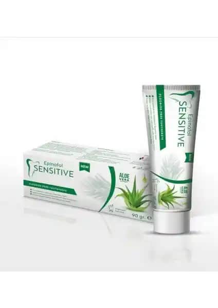 Epinafol Sensitive Aloe Vera Özlü Diş Macunu Hassas Dişler İçin Güvenilir Doğal Çözüm