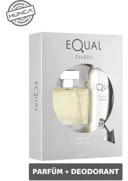 Equal Classic Erkek Parfüm Seti Modern ve Kalıcı Erkek Kokusu İçin Uygun Seçenek