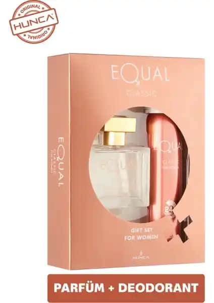 Equal Kadın Parfüm ve Deodorant Seti: Uzun Süre Kalıcı ve Şık Tasarım