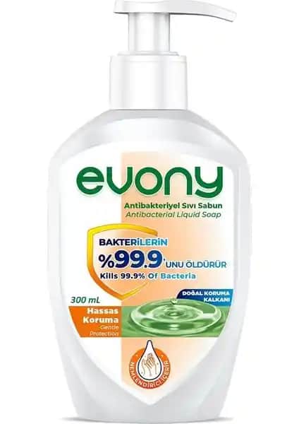 Evony Yeni Antibakteriyel Sıvı Sabun: Günlük Hijyen ve Cilt Koruma İçin Doğal Çözüm