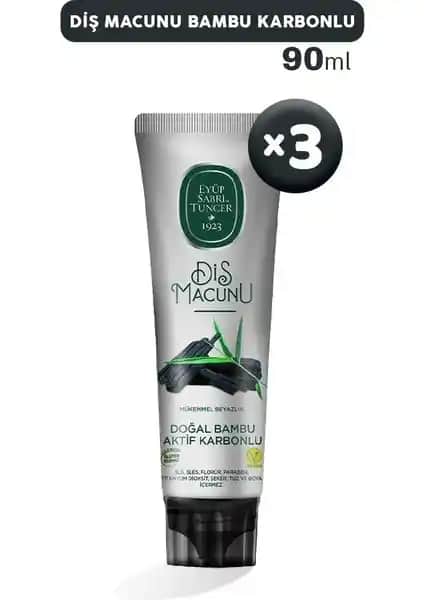Eyüp Sabri Tuncer Bambu Karbonlu Diş Macunu Doğal Beyazlık ve Ferahlık Sağlar