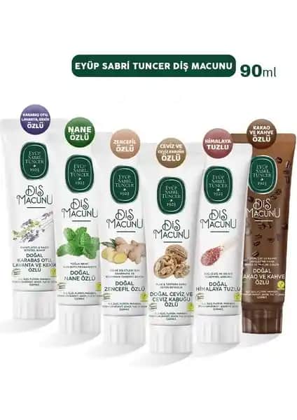 Eyüp Sabri Tuncer Doğal İçerikli Diş Macunu Serisi: Etkili Temizlik ve Koruma Sağlar