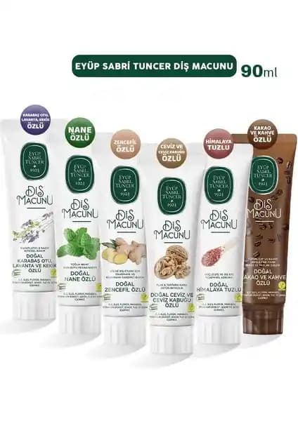 Eyüp Sabri Tuncer Doğal İçerikli Diş Macunu Serisi: Etkili Temizlik ve Koruma Sağlar
