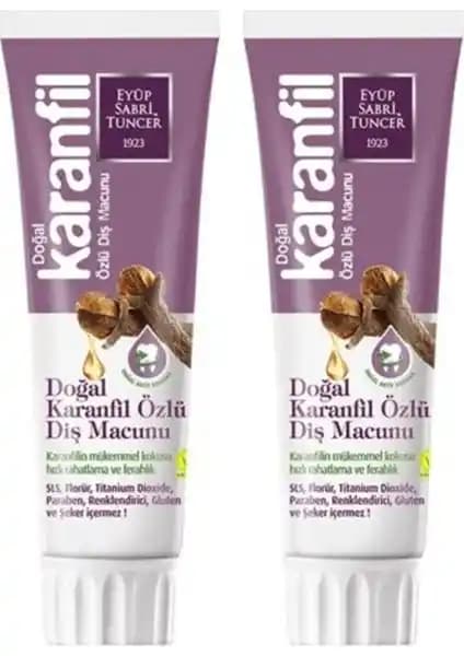 Eyüp Sabri Tuncer Doğal Karanfil Özlü Diş Macunu: Güvenilir ve Doğal Ağız Bakımı Alternatifi
