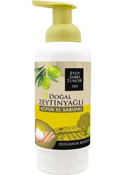 Eyüp Sabri Tuncer Doğal Zeytinyağlı Köpük El Sabunu - Cilt Dostu ve Doğal Temizlik Ürünü