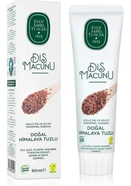 Eyüp Sabri Tuncer Himalaya Tuzlu Doğal Macun: Doğal İçeriklerle Temizlik ve Ferahlık