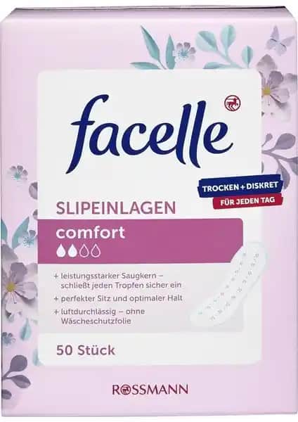 Facelle Günlük Ped 50'li, Nefes Alabilen, Hafif ve Güçlü Emicilik Özelliğiyle Günlük Hijyen