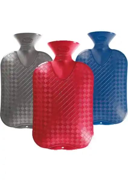 Fashy Termofor Düz Gri Güvenli ve Konforlu Isıtıcı 2 Litre Kapasiteyle Kullanım Kolaylığı