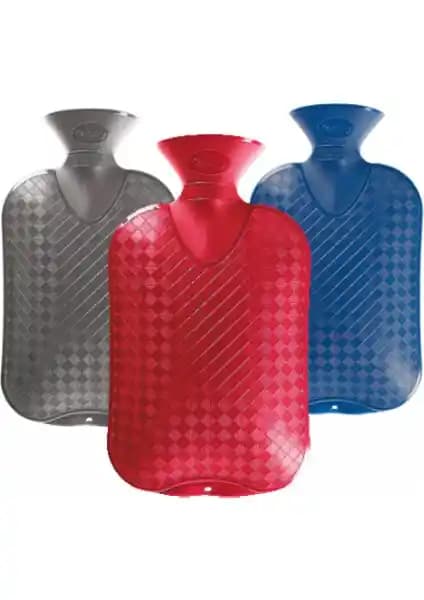 Fashy Termofor Düz Gri Güvenli ve Konforlu Isıtıcı 2 Litre Kapasiteyle Kullanım Kolaylığı