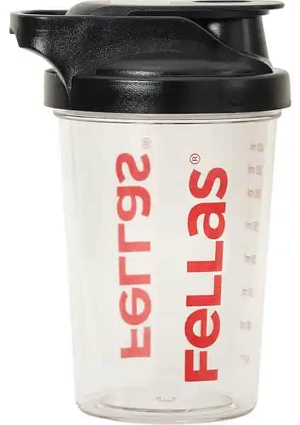 Fellas Shaker 450 ml Sporcular İçin Pratik ve Estetik Taşınabilir Sıvı Karıştırma Kabı