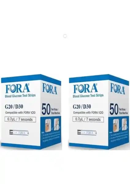 Fora G20 Şeker Ölçüm Çubuğu Strip: Güvenilir ve Pratik Diyabet Takip Çözümü