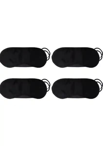 Genx Saten Siyah Göz Uyku Bandı: Işık Engelleyici ve Konforlu Uyku Aksesuarı