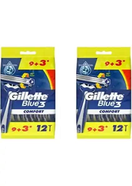 Gillette Blue3 Comfort Kullan At Tıraş Bıçağı: Ekonomik ve Hijyenik Pratik Tıraş Çözümü