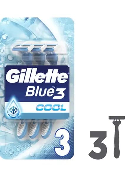 Gillette Blue3 Cool Kullan At Tıraş Bıçağı: Pratik ve Hijyenik Tıraş Deneyimi