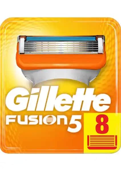 Gillette Fusion 8'li Yedek Tıraş Bıçağı Karton Paket: Performans ve Kullanım Kolaylığı
