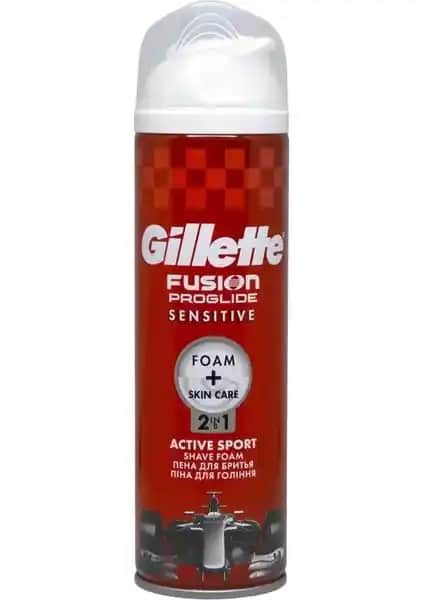 Gillette Fusion Proglide Tıraş Köpüğü Hassas Ciltler İçin Günlük Bakım Ürünü