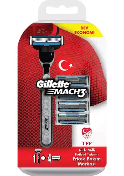 Gillette Mach3 Erkekler İçin Uzun Ömürlü ve Konforlu Tıraş Deneyimi Sunan Paket