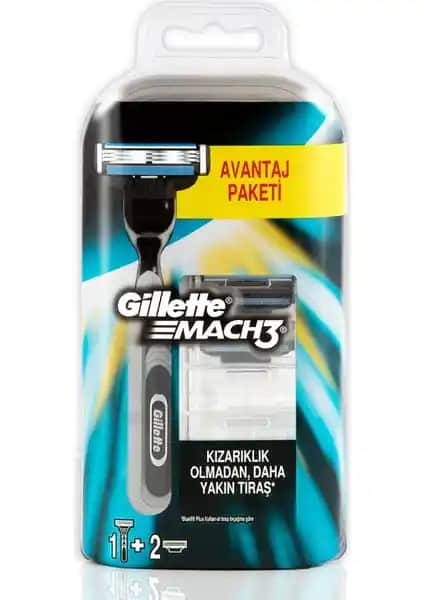 Gillette Mach3 Tıraş Makinesi ve Yedek Bıçak Seti Günlük Bakımda Güvenilirlik ve Konfor