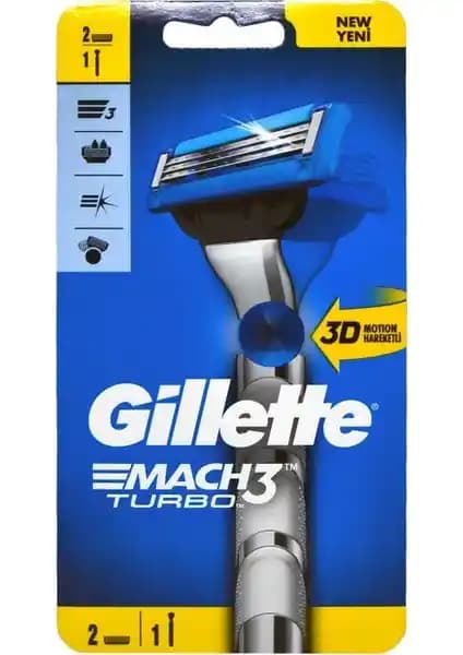 Gillette Mach3 Turbo 3D Hareketli Tıraş Makinesi: Konforlu ve Etkili Tıraş Deneyimi