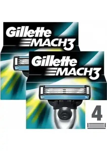 Gillette Mach3 Yedek Tıraş Bıçağı: Güçlü ve Konforlu Tıraş Deneyimi Sunar