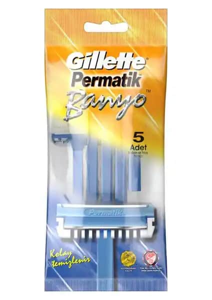 Gillette Permatik Kullan At Banyo Tıraş Bıçağı: Yüksek Performans ve Hijyen Sunan Pratik Çözüm