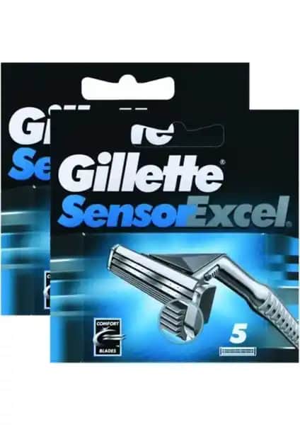 Gillette Sensor Excel 5'li Yedek Bıçaklar: Kaliteli ve Güvenilir Tıraş Deneyimi Sunar