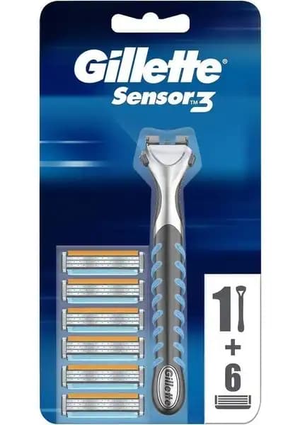 Gillette Sensor3 Erkek Tıraş Makinesi: Konfor ve Verimlilik Sunan Modern Tasarım