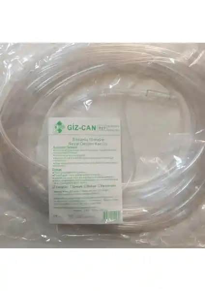 Giz-Can Silikonlu Nazal Oksijen Kanülü Yetişkinler İçin Güvenilir ve Konforlu Oksijen Tedavi Çözümü