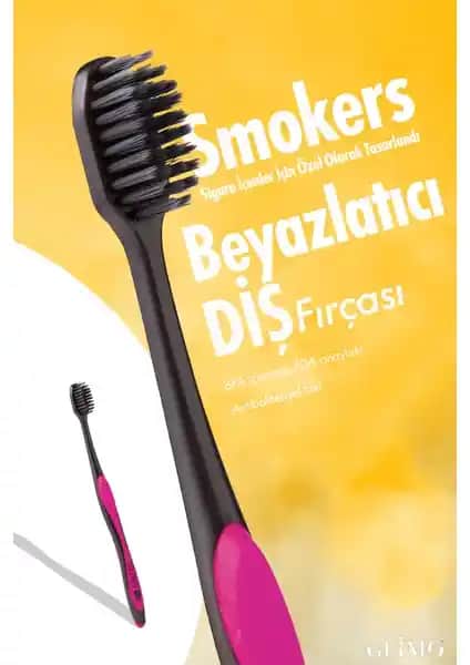 Glimo Smokers Beyazlatıcı Diş Fırçası: Sigara ve Çay Lekelerine Karşı Etkili Temizlik Çözümü