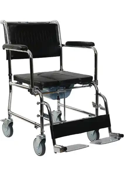 Golfi G-125A Banyo ve Tuvalet Kullanımı İçin Çok Fonksiyonlu Tekerlekli Sandalye