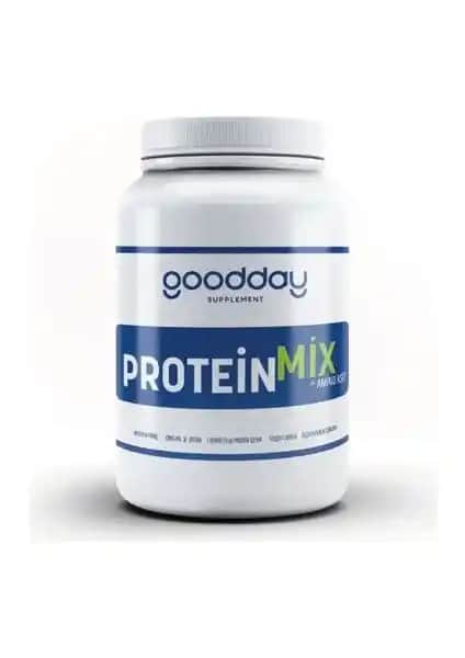 Goodday Protein Mix+ Amino Asit 500 gr Sporcular ve Aktif Yaşam İçin Güç ve Sağlık Desteği