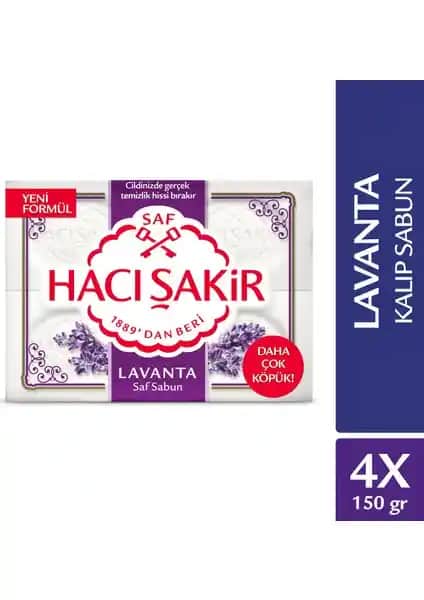 Hacı Şakir Banyo Lavanta 600 gr Doğal Temizlik ve Kalıcı Hoş Koku Sağlayan Ürün