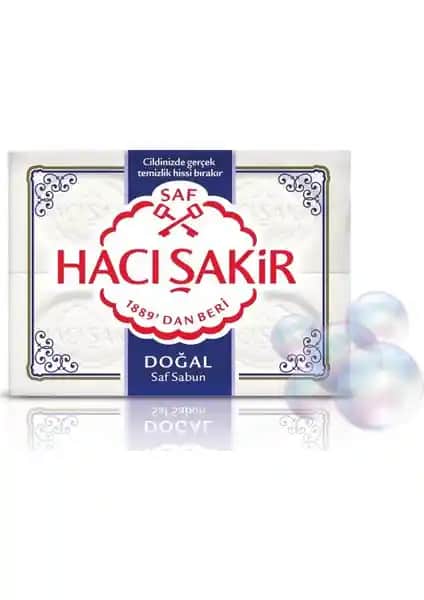 Hacı Şakir Doğal Kalıp Sabun 4X150 Gr: Doğallık ve Hijyen İçin Güvenilir Temizlik Ürünü