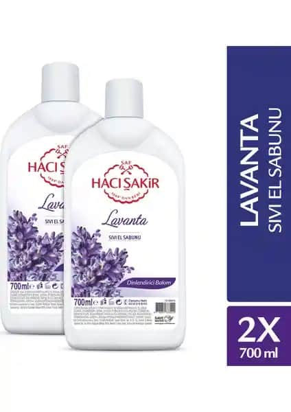 Hacı Şakir Lavanta Dinlendirici Bakım Sıvı El Sabunu: Doğal ve Ferahlatıcı Temizlik Deneyimi