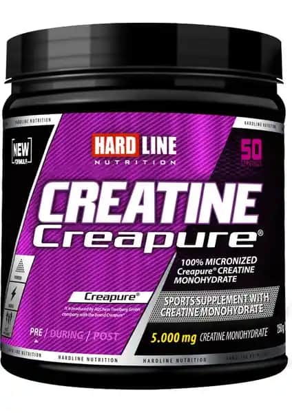 Hardline Creapure 250 Gr Kreatin Monohidrat Yüksek Kalite Spor Takviyesi