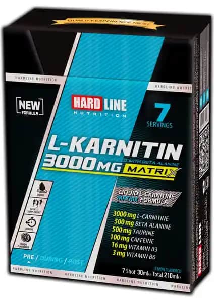 Hardline L-Karnitin Matrix 3000 Mg Enerji ve Performans Artırıcı Takviye